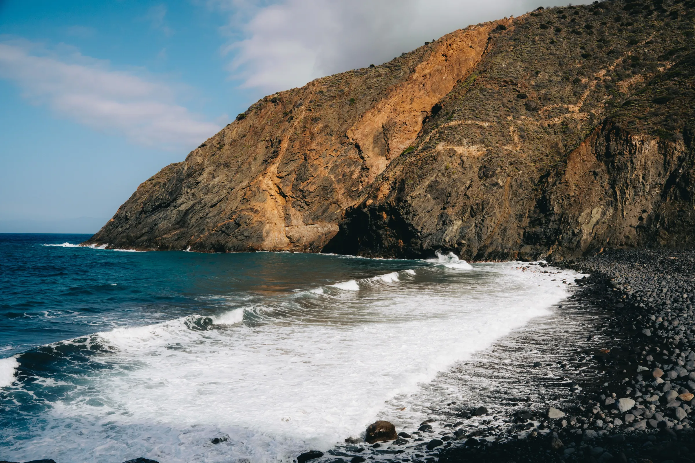 BLACK LAVA BEACHES